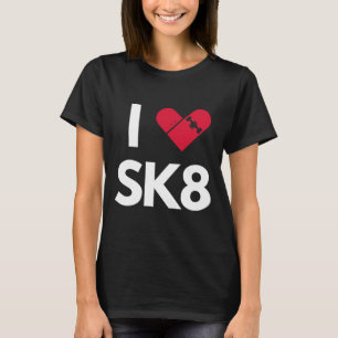 T-shirt J'aime le skateboard