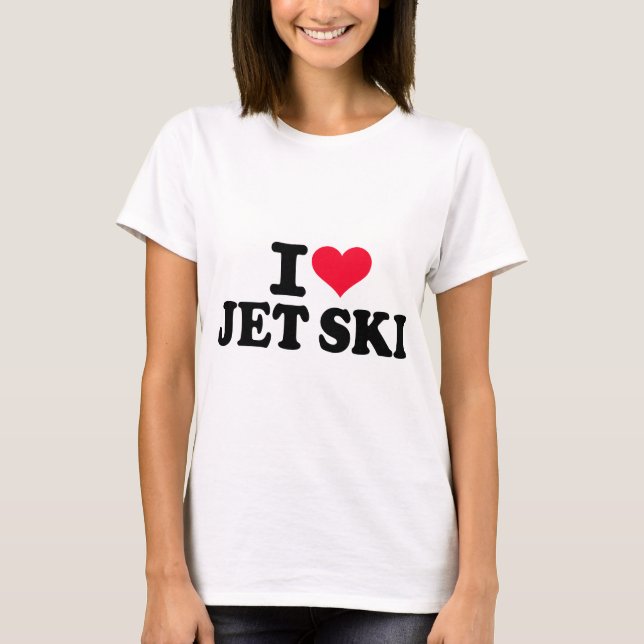 T-shirt J'aime le ski de jet (Devant)