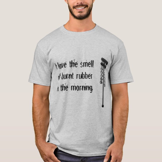 T-shirt J'aime le smellof brûlé en caoutchouc (Devant)