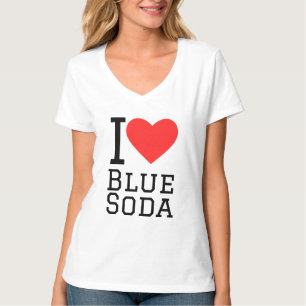 T-shirt J'aime le soda bleu