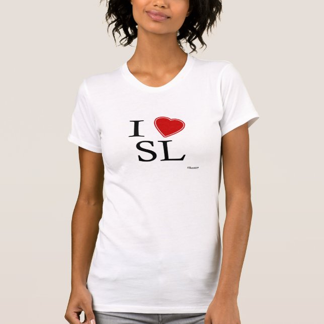 T-shirt J'aime le Sri Lanka (Devant)