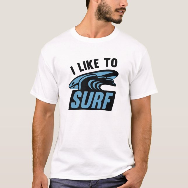 T-shirt J'Aime Le Surf (Devant)