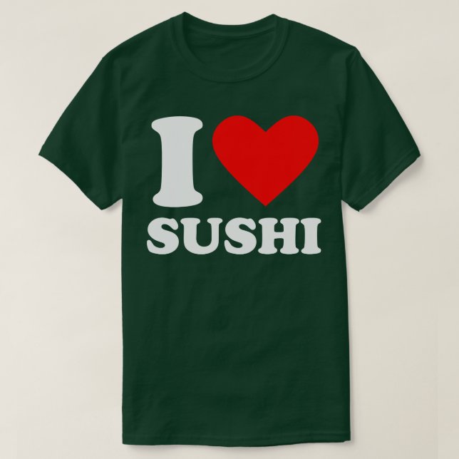T-shirt J'Aime Le Sushi (Design devant)
