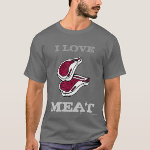 T-shirt J'AIME LE ~T-Shirt~ DE VIANDE