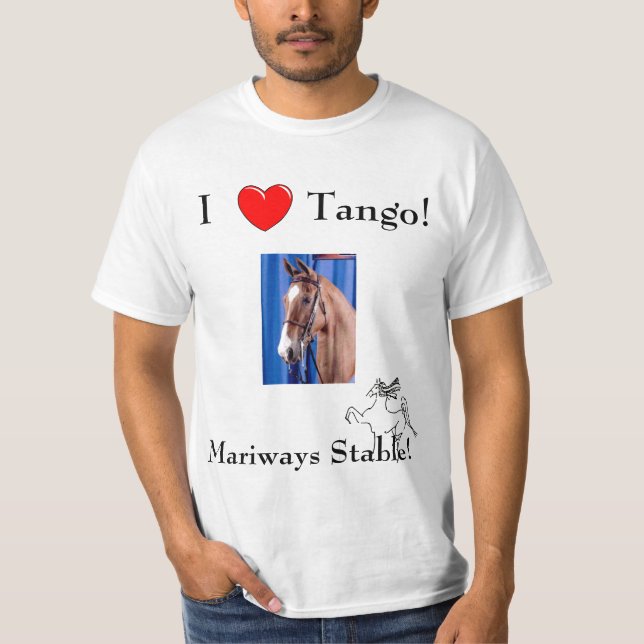 T-shirt J'aime le tango ! (Devant)