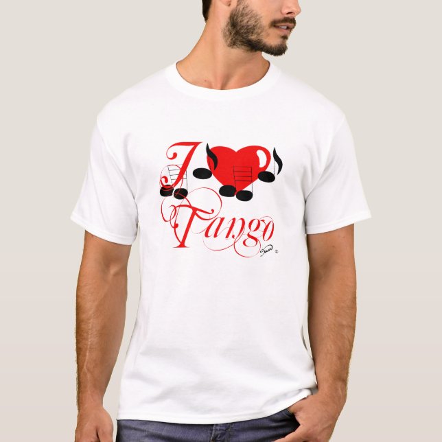 T-shirt J'Aime Le Tango ! (Devant)