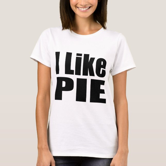 T-shirt J'aime le tarte (Devant)