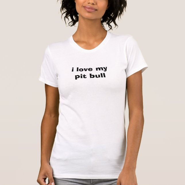 T-shirt j'aime le taureau de mypit (Devant)
