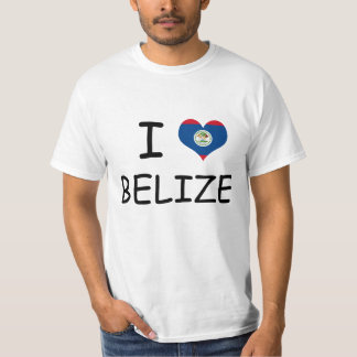 T-shirt J'aime le tee - shirt de Belize