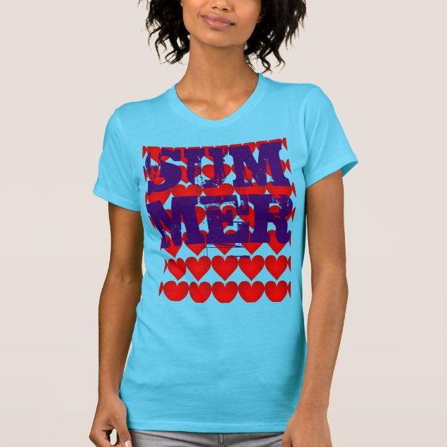 T-shirt J'AIME le tee - shirt d'été (Devant)