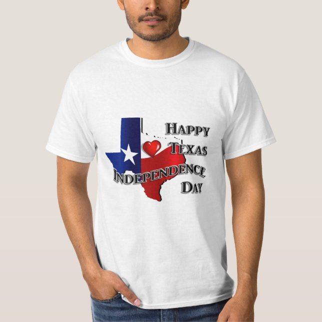 T-shirt J'aime le Texas (Devant)