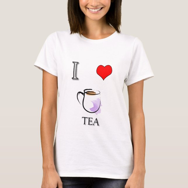 T-shirt J'aime le thé (Devant)