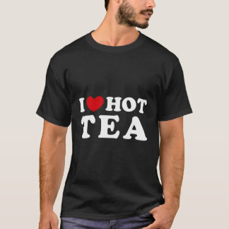 T-shirt J'Aime Le Thé Chaud I Il Le Thé Chaud