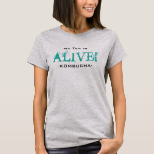 T-shirt J'aime le thé fermenté à bulle Kombucha