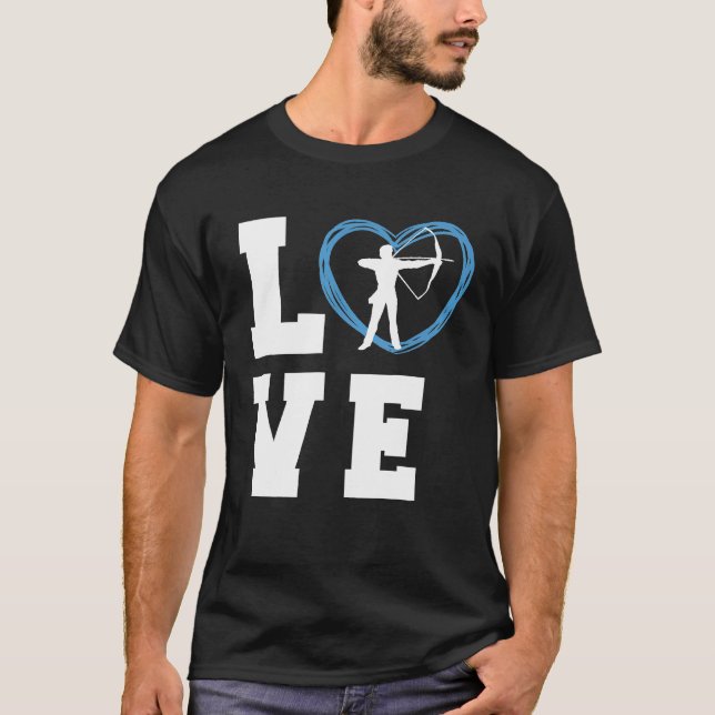 T-shirt J'Aime Le Tir À L'Arc Pour Ton Oncle (Devant)