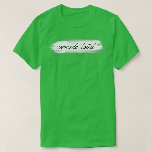 T-shirt J'aime le toast Avocado (Design devant)