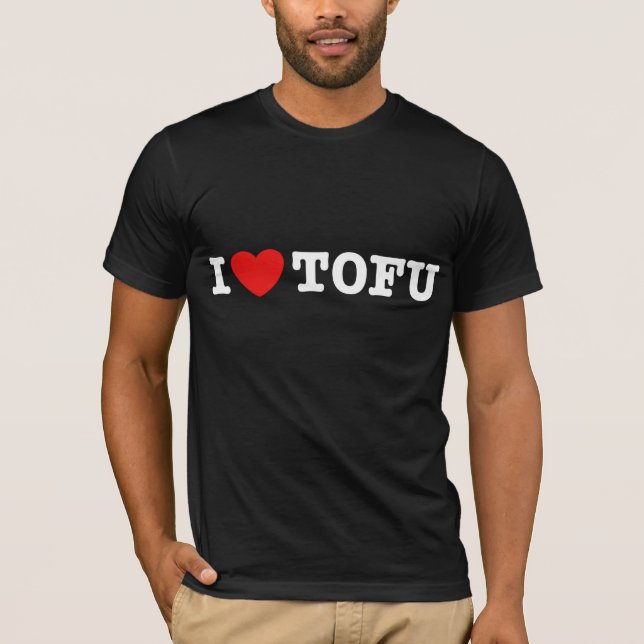 T-shirt J'aime le tofu (Devant)