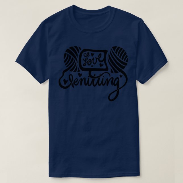 T-shirt J'aime le Tricot1 (Design devant)