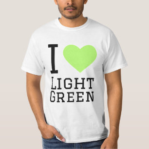 T-shirt J'aime le vert clair