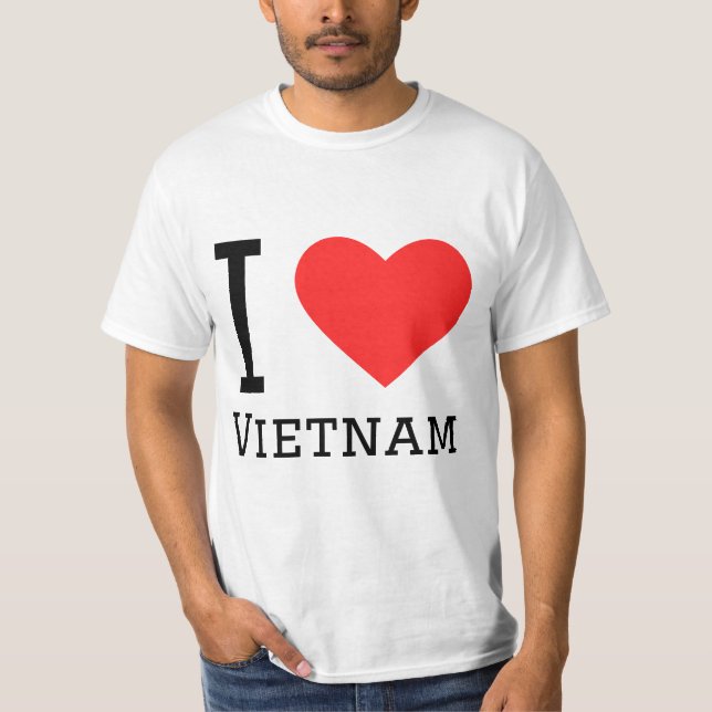 T-shirt J'aime le Vietnam (Devant)