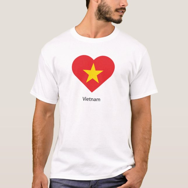 T-shirt J'aime le Vietnam (Devant)