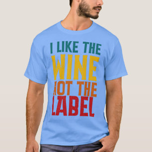 T-shirt J'Aime Le Vin Pas Le Étiquette