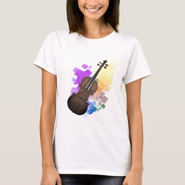 T-shirt J'aime le violon (Devant)