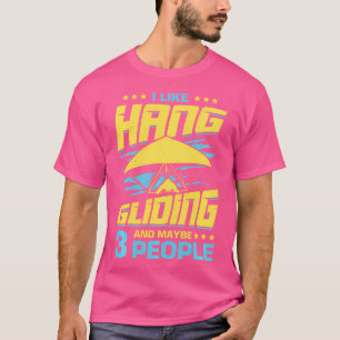 T-shirt J'aime le vol à voile et peut-être 3 personnes