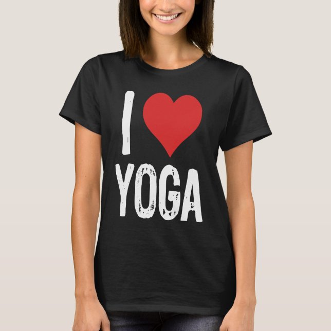 T-shirt J'aime le Yoga (Devant)