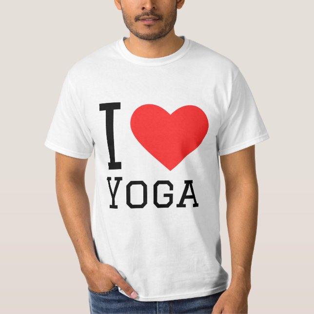 T-shirt J'aime le yoga (Devant)