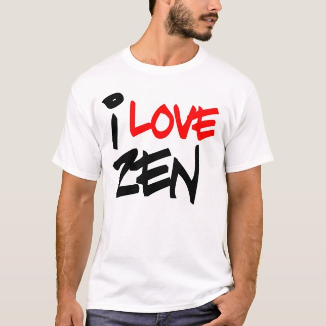 T-shirt J'aime le zen (Devant)