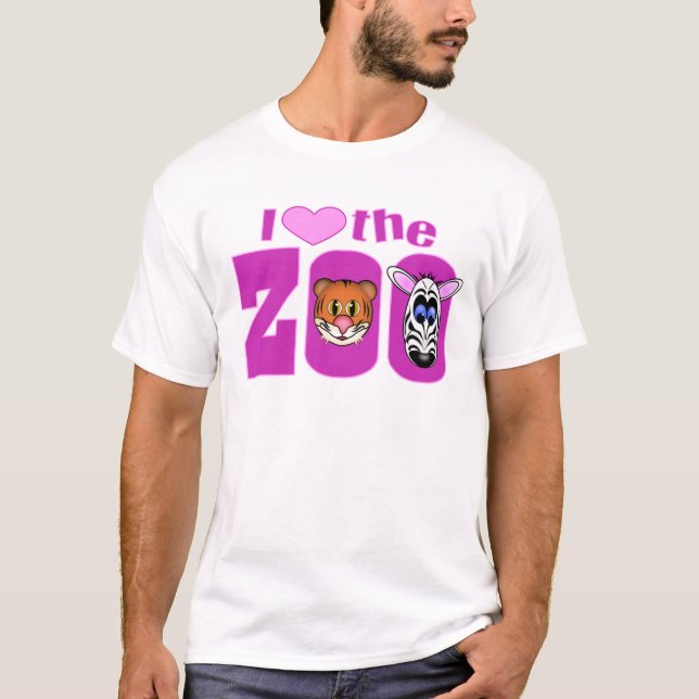 T-shirt J'aime le zoo (Devant)