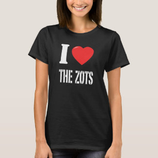 T-shirt J'aime le Zots - noir
