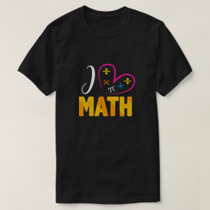 T-shirt J'aime l'école des maths