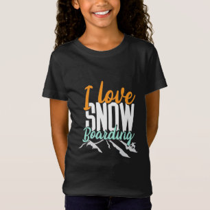 T-Shirt J'Aime L'Embarquement De Neige