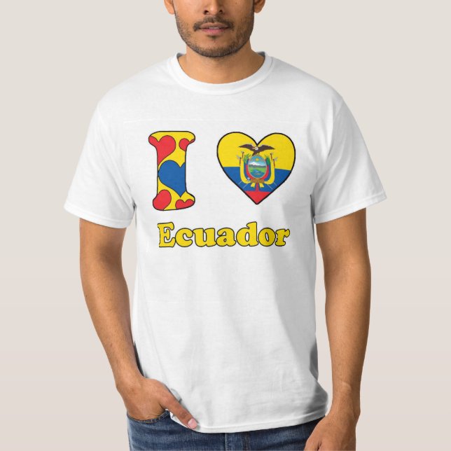 T-shirt J'aime l'Equateur (Devant)