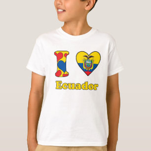 T-shirt J'aime l'Equateur