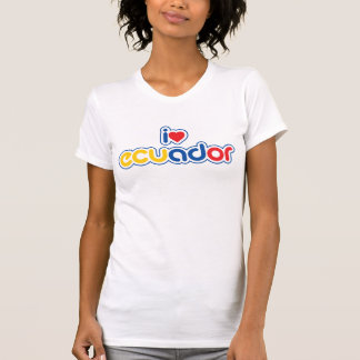 T-shirt j'aime l'Equateur