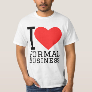 T-shirt J'aime les affaires formelles