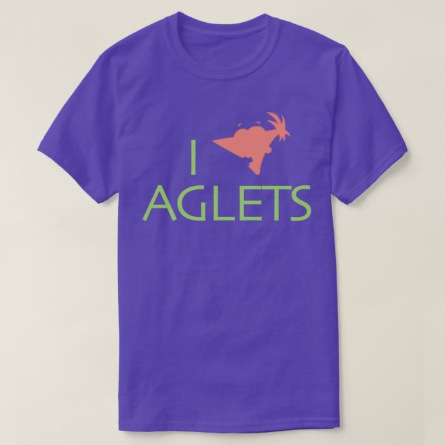T-shirt J'aime les aglets (Design devant)