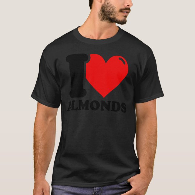 T-shirt J'aime les amandes (Devant)