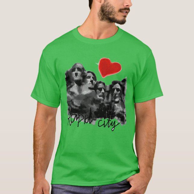 T-shirt J'aime les amis de Rapid city (Devant)