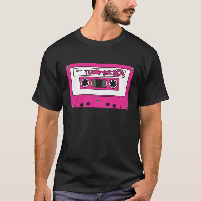 T-shirt J'aime les années 80 (Devant)