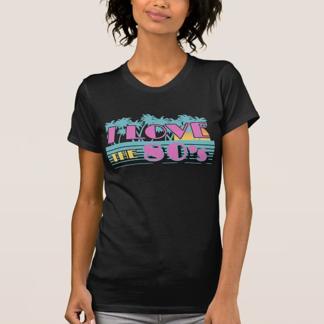 T-shirt J'Aime Les Années 80 (Devant)
