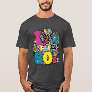 T-shirt J'aime les années 80 pour la fête en famille