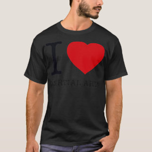 T-SHIRT J'AIME LES ARTS MARTIAUX