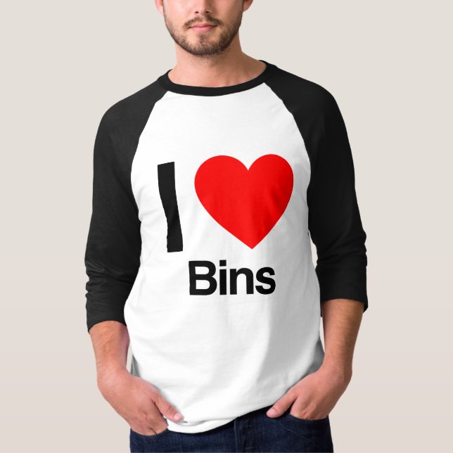 T-shirt j'aime les bacs (Devant)
