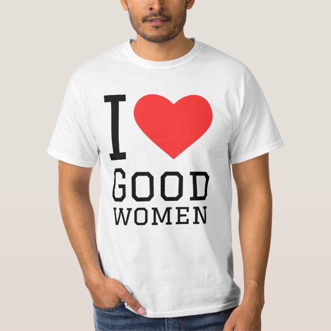 T-shirt J'aime les bonnes femmes (Devant)