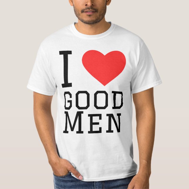 T-shirt J'aime les bons hommes (Devant)