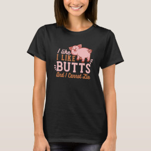 T-shirt J'Aime Les Boucles De Cochon Grill Grill Maître Bo